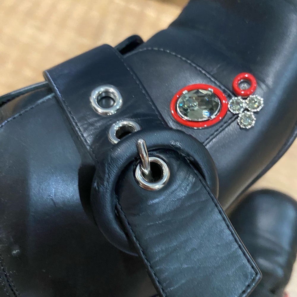 Christian Dior Leather Moto Crystals - Picture 8 of 13